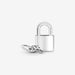 "PANDORA : Padlock and Key Dangle Charm -"