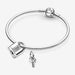 "PANDORA : Padlock and Key Dangle Charm -"