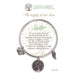 "Earth Angel : Sister Bracelet in Silver -"