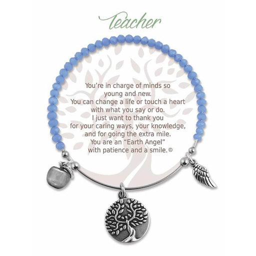"Earth Angel : Grandma Radiant Blue Stone Bracelet -"