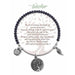 "Earth Angel : Grandma Radiant Black Stone Bracelet -"