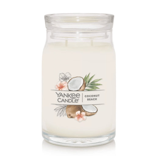 "Yankee Candle : Signature Large Jar Candle in Coconut Beach -"