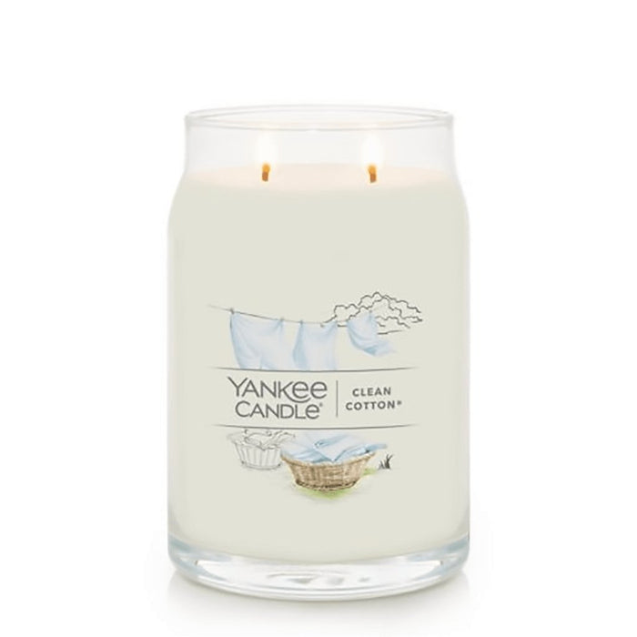 "Yankee Candle : Signature Large Jar Candle in Clean Cotton® -"