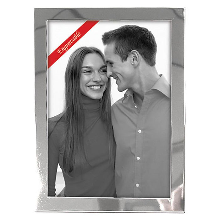 "Malden : 5X7 Engravable Essentials Silver Frame at Annie's Hallmark"