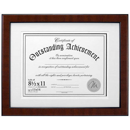 "Malden : 8.5X11 Certificate Frame -"