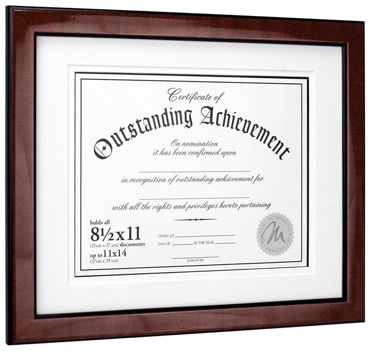 "Malden : 8.5X11 Certificate Frame -"