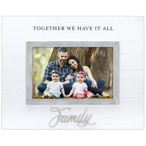 "Malden : 4X6 Family Cursive Frame at Annie's Hallmark"