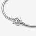 "PANDORA : Pandora Moments Marvel The Avengers Logo Clasp Snake Chain Bracelet -"