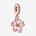 "PANDORA : Cherry Blossom Dangle Charm -"