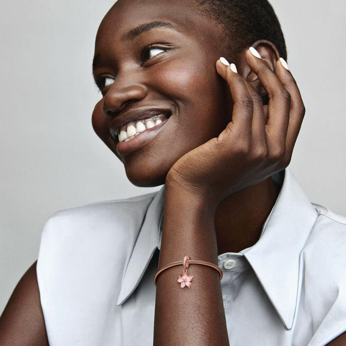 PANDORA : Cherry Blossom Dangle Charm - Annies Hallmark and