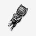 "PANDORA : Marvel The Avengers Black Panther Charm -"
