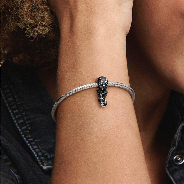 "PANDORA : Marvel The Avengers Black Panther Charm -"