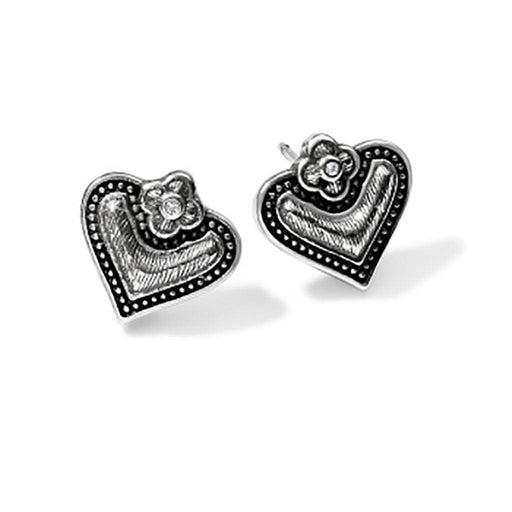 "Brighton : Luna Heart Mini Post Earrings -"