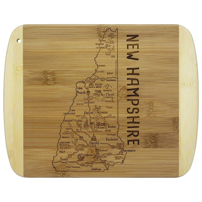 "A Slice of Life New Hampshire Serving and Cutting Board -"