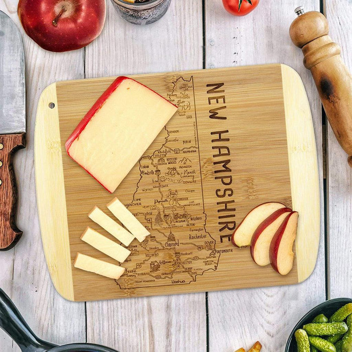 "A Slice of Life New Hampshire Serving and Cutting Board -"