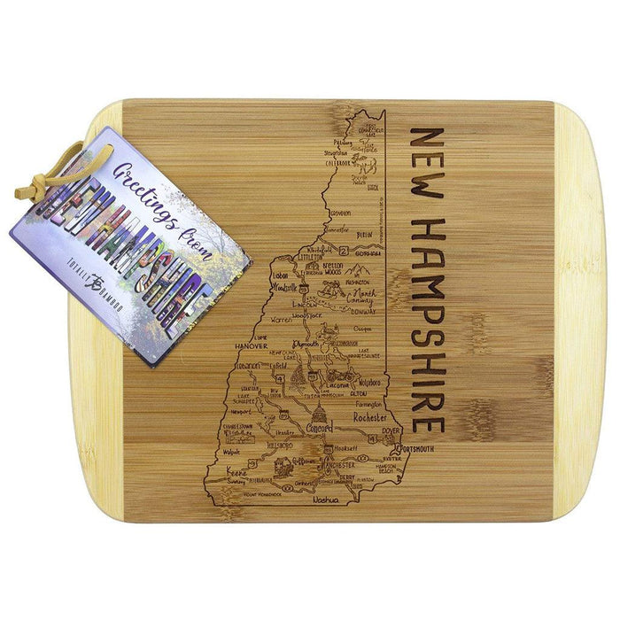 "A Slice of Life New Hampshire Serving and Cutting Board -"