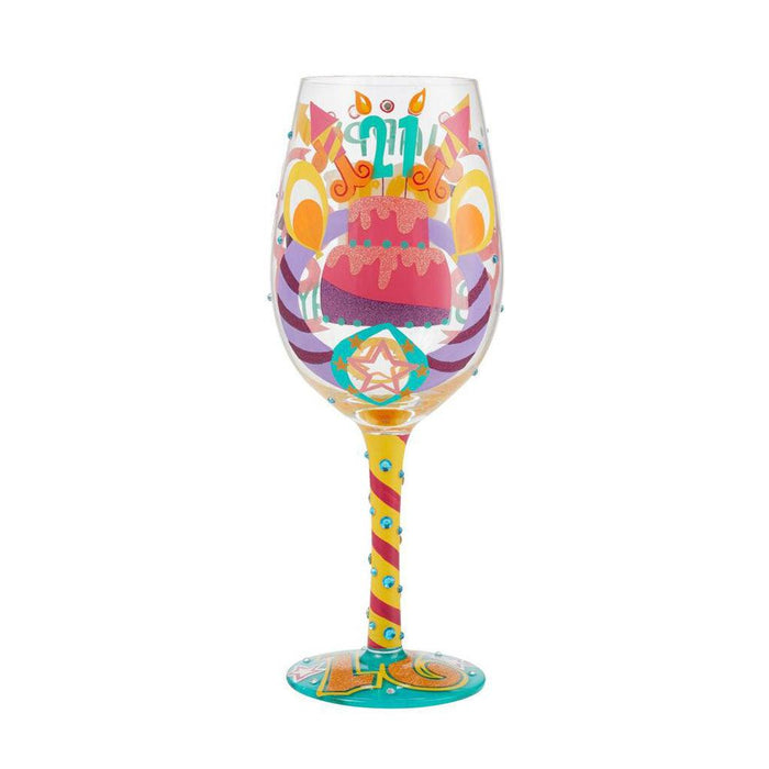 "Lolita : Wine Glass - Happy 21st Birthday at Annie's Hallmark"