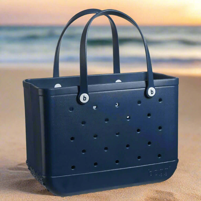 "Bogg Bags : Original Bogg® Bag in You Navy Me Crazy -Tote Bag-Tote-Summer Accessories-Shopping Tote-Handbags-Bogg Bags-Beach Bag - Original Bogg Bag\n"
