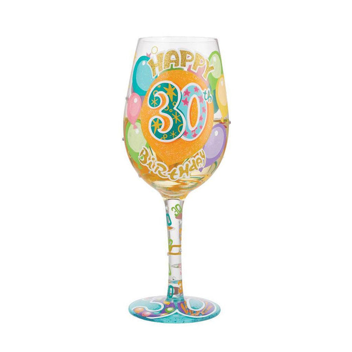 "Lolita : Wine Glass Happy 30th Birthday at Annie's Hallmark"