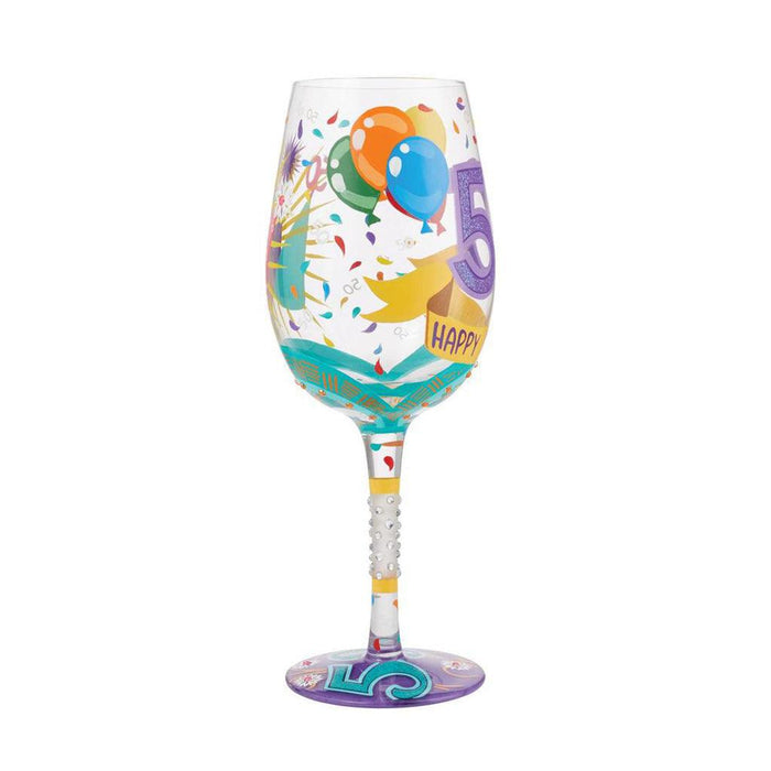 "Lolita : Wine Glass Happy 50th Birthday at Annie's Hallmark"