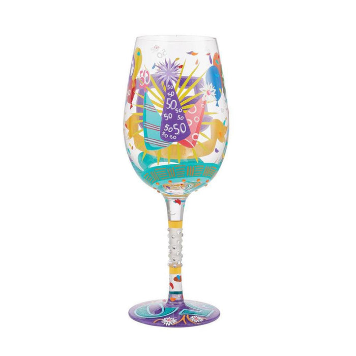 "Lolita : Wine Glass Happy 50th Birthday at Annie's Hallmark"