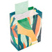 "Hallmark : 13\" Abstract Painted Leaf Large Gift Bag -"