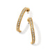 "Brighton : Meridian Zenith Medium Hoop Earrings in Gold -"