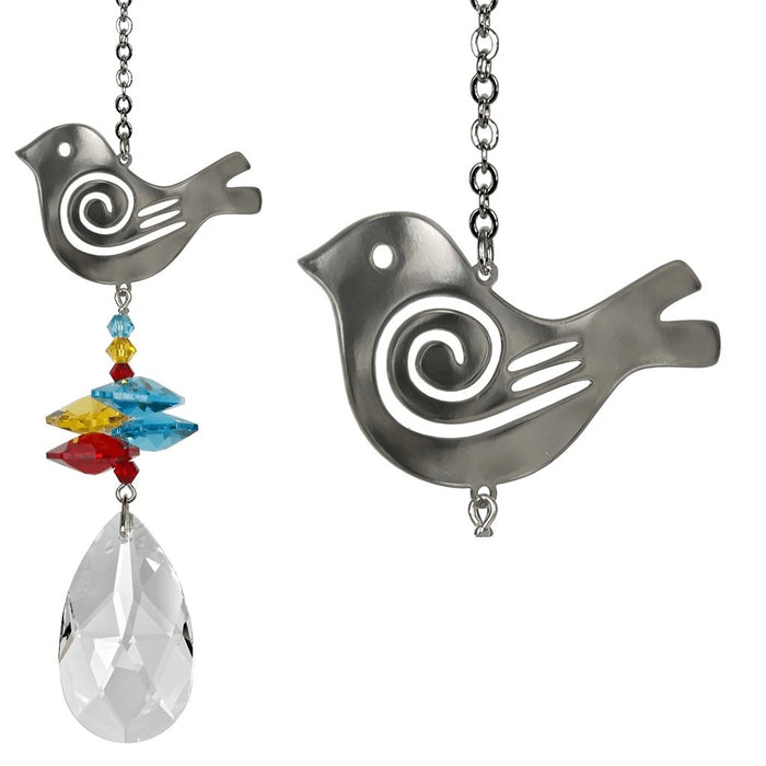 "Woodstock Chimes : Crystal Fantasy Suncatcher - Bird -"