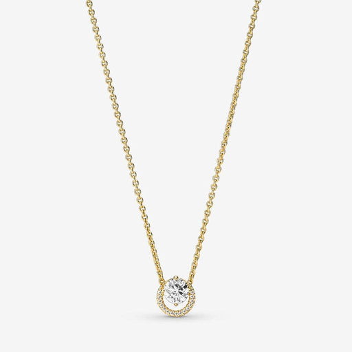 "PANDORA : Sparkling Round Halo Pendant Collier Necklace -"