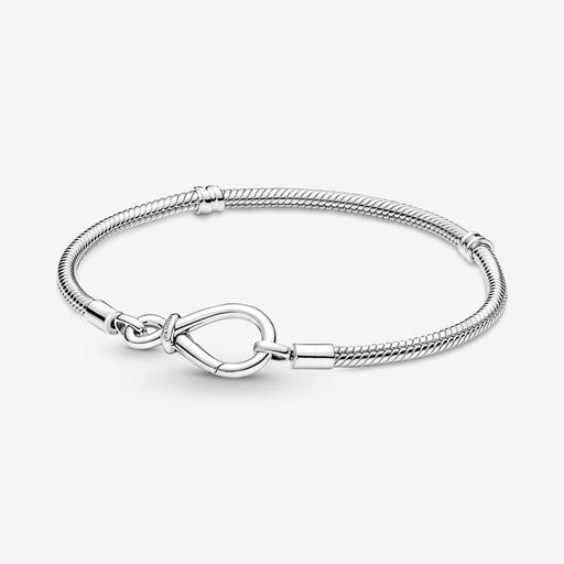 "PANDORA : Pandora Moments Infinity Knot Snake Chain Bracelet -"