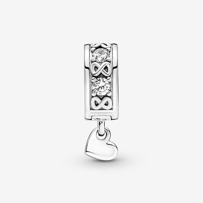 "PANDORA : Family Always Pavé Clip Charm -"