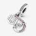 "PANDORA : Mom Infinity Pavé Double Dangle Charm -"