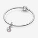 "PANDORA : Mom Infinity Pavé Double Dangle Charm -"