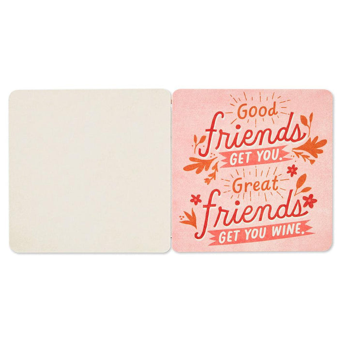 "Hallmark : Stop and Smell the Rosé: 20 Coasters Celebrating Friends (And Wine) Book -"