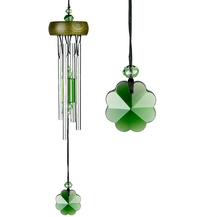 "Woodstock Chimes : Gem Drop Chime - Shamrock -"