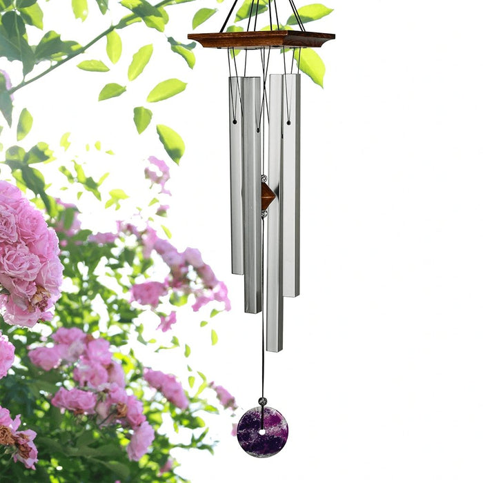 "Woodstock Chimes : Amethyst Chime - Medium -"