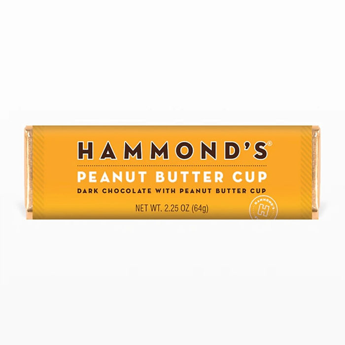 "Hammond's Candies : Peanut Butter Cup Dark Chocolate Candy Bars -"