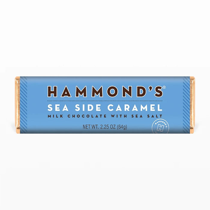 "Hammond's Candies : Natural Sea Side Caramel Milk Chocolate Candy Bars -"