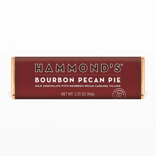 "Hammond's Candies : Bourbon Pecan Pie Milk Chocolate Candy Bars -"