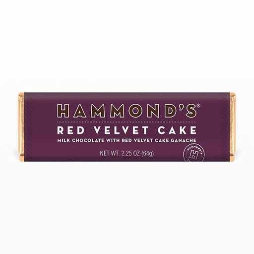 "Hammond's Candies : Red Velvet Cake Milk Chocolate Candy Bars -"