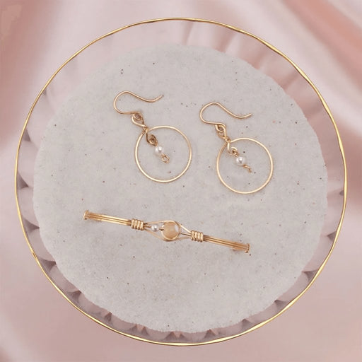 "Ronaldo Jewelry : Always By My Side™ Bracelet & Earring Set -"