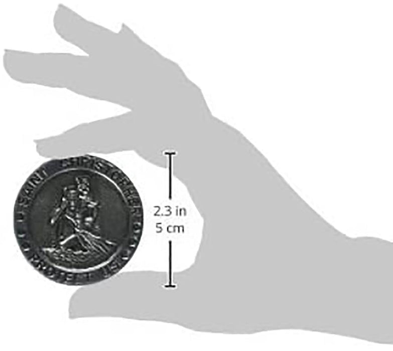 "Cathedral Art : Auto Visor Clip, St. Christopher -"