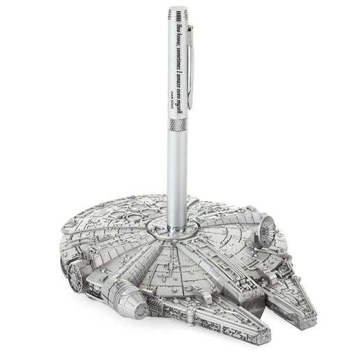 "Hallmark : Star Wars™ Millennium Falcon™ Desk Accessory With Pen -"