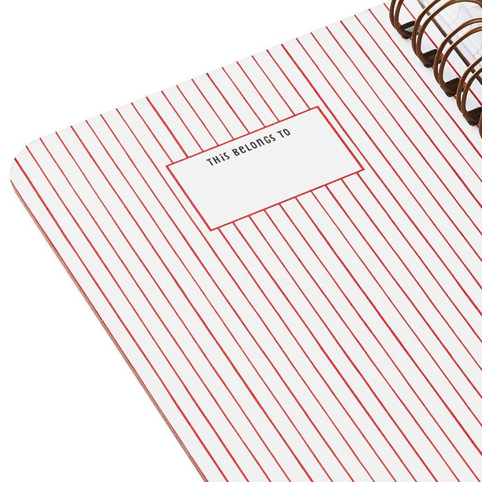 "Hallmark : Little Doggies Spiral Notebook -"