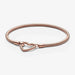 "PANDORA : Pandora Moments Heart Closure Snake Chain Bracelet -"