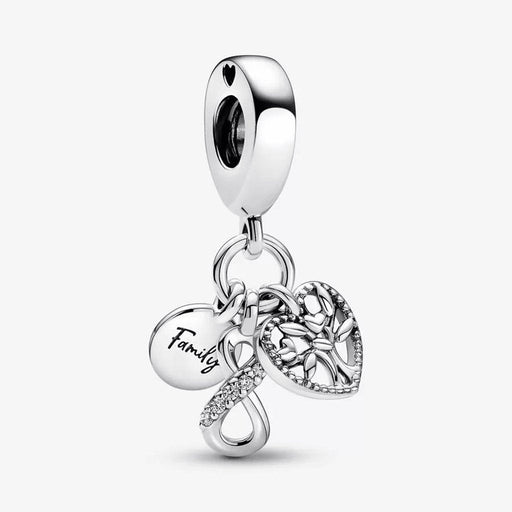 "PANDORA : Family Infinity Triple Dangle Charm -"