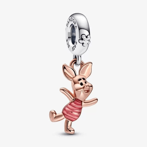 "PANDORA : Disney Winnie the Pooh Piglet Dangle Charm -"
