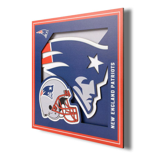 "New England Patriots 3D Wall Art -"