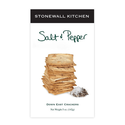 "Stonewall Kitchen : Salt & Pepper Crackers -"