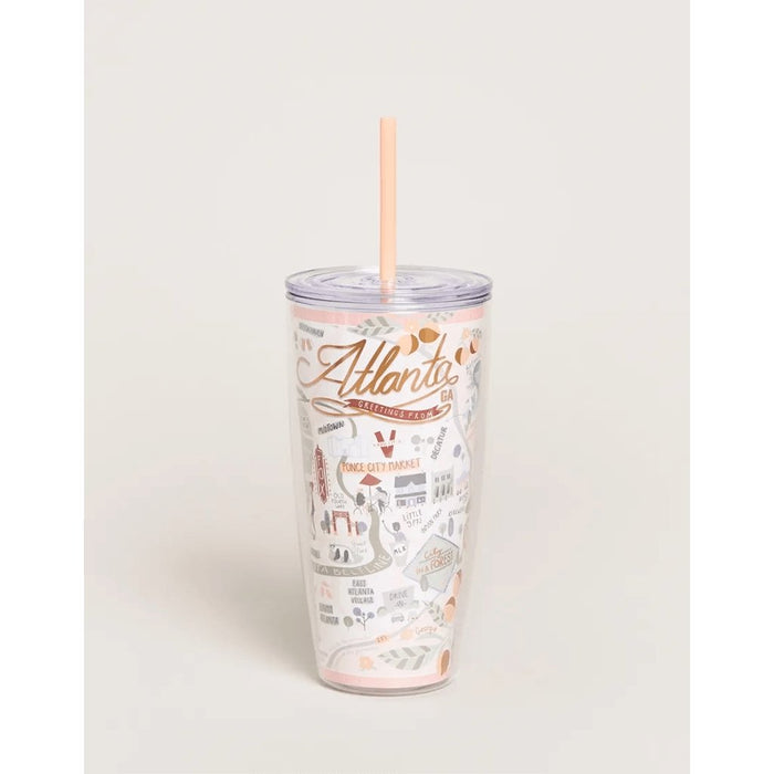 "Spartina 449 : Clear Drink Tumbler 24 oz. Atlanta -"
